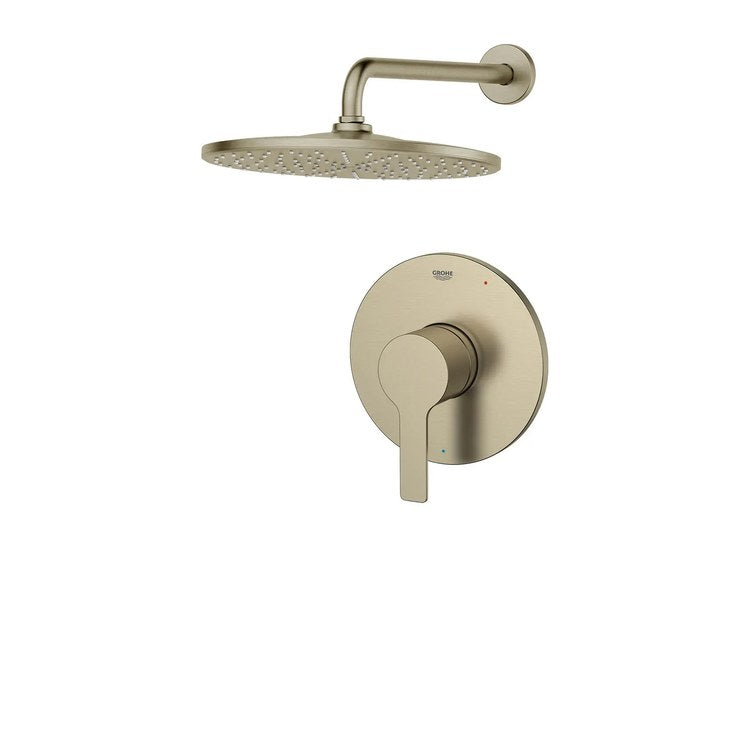 Pressure Balance Valve Trim Lineare 1 Metal Lever Brushed Nickel Infinity WaterSense ADA for Shower Only - Image 2