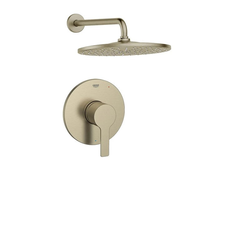 Pressure Balance Valve Trim Lineare 1 Metal Lever Brushed Nickel Infinity WaterSense ADA for Shower Only - Image 1