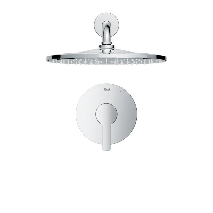Pressure Balance Valve Trim Lineare 1 Lever StarLight Chrome WaterSense ADA for Shower Only - Image 3