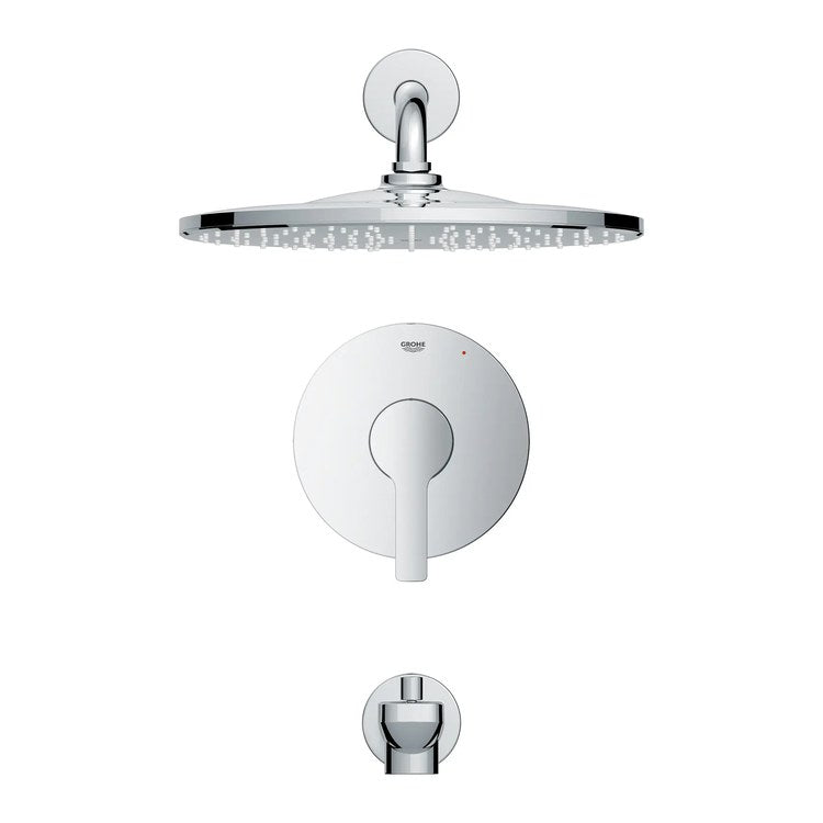 Pressure Balance Valve Trim Lineare 1 Lever StarLight Chrome WaterSense for Tub and Shower - Image 3