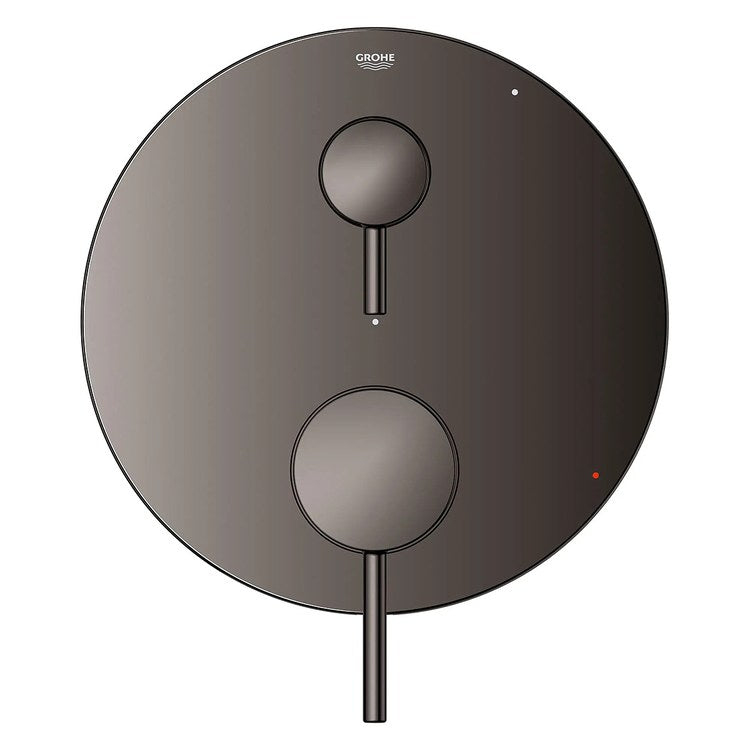 Pressure Balance Valve Trim Timeless with 2 Way Diverter/Cartridge 2 Metal Lever Hard Graphite ADA - Image 3