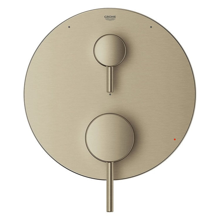 Pressure Balance Valve Trim Timeless with 3 Way Diverter/Cartridge 2 Metal Lever Brushed Nickel Infinity ADA - Image 2