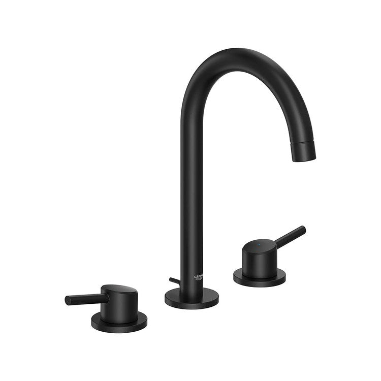 Lavatory Faucet Concetto Widespread Large 2 Lever ADA WaterSense Matte Black 1.2 Gallons per Minute 3 Hole - Image 1