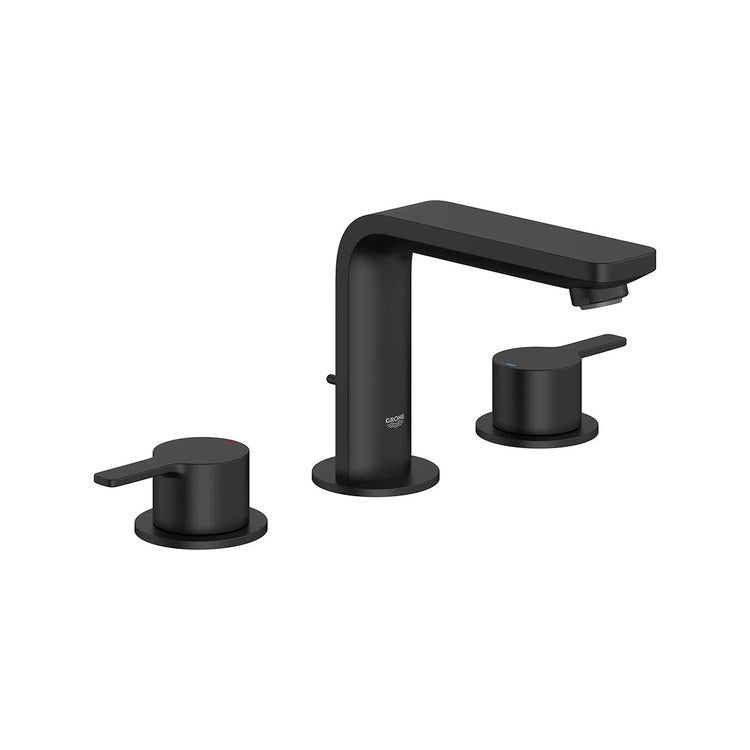 Lavatory Faucet Lineare Widespread Medium 2 Lever ADA WaterSense Matte Black 1.2 Gallons per Minute 3 Hole - Image 1