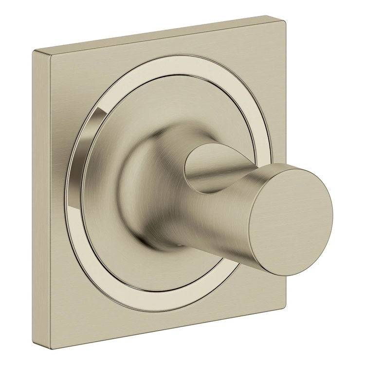 Towel Hook Allure Brushed Nickel Infinity Wall Mount Metal - Image 1