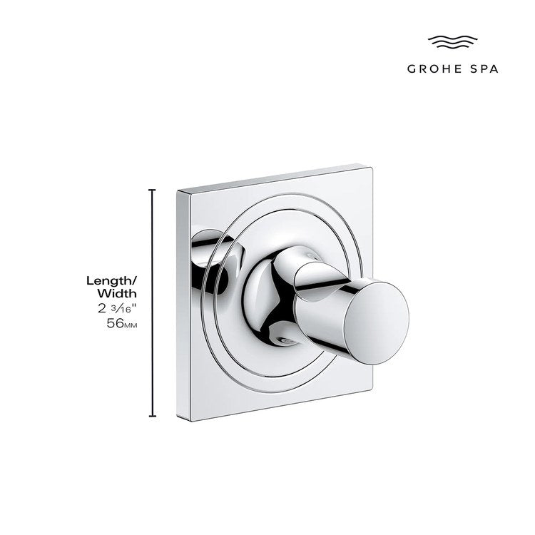 Towel Hook Allure StarLight Chrome Wall Mount Metal - Image 3