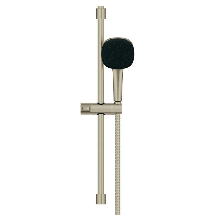 Handshower Combination Tempesta 110 Square Brushed Nickel Infinity WaterSense 4-5/16 Inch 1.75 Gallons per Minute - Image 2