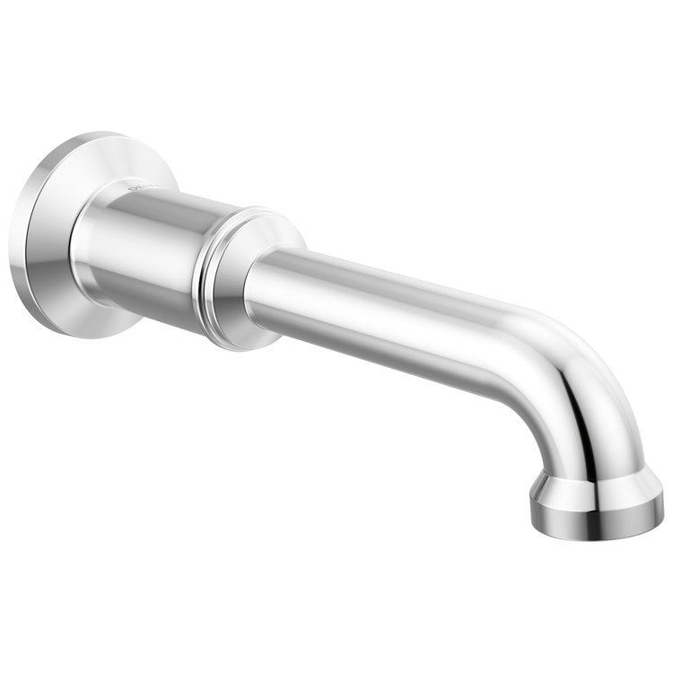 Tub Spout Broderick Non-Diverter Lumicoat Polished Chrome 9-3/4 Inch ABS
