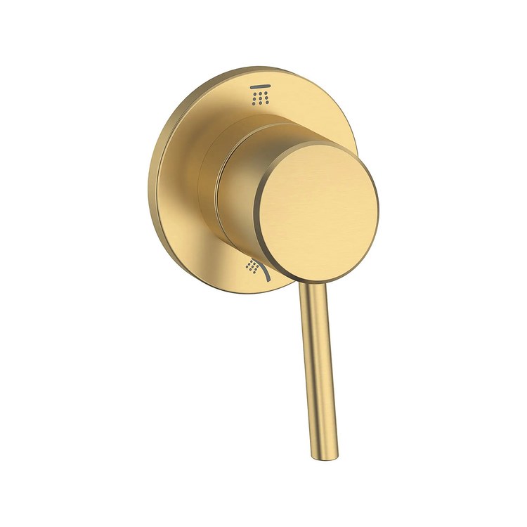Diverter Concetto 2 Way Brushed Cool Sunrise 1 Hole 1 Lever ADA