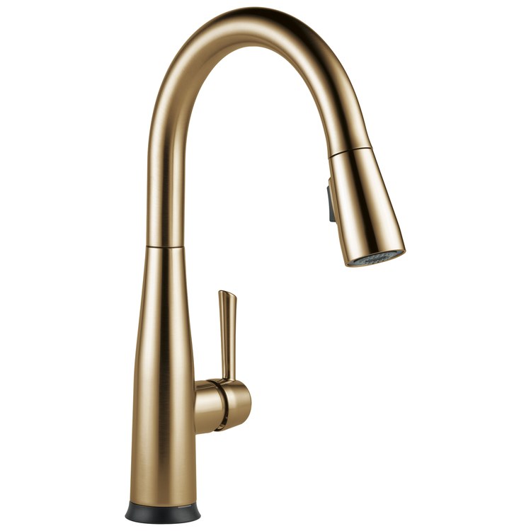 Kitchen Faucet Essa 1 Lever ADA Brilliance Champagne Bronze Pull Down 2 Function High Arc 360 DEG Swivel 1 Hole Touch2O MagnaTite Touch-Clean Diamond Seal 1.8 Gallons per Minute - Image 1