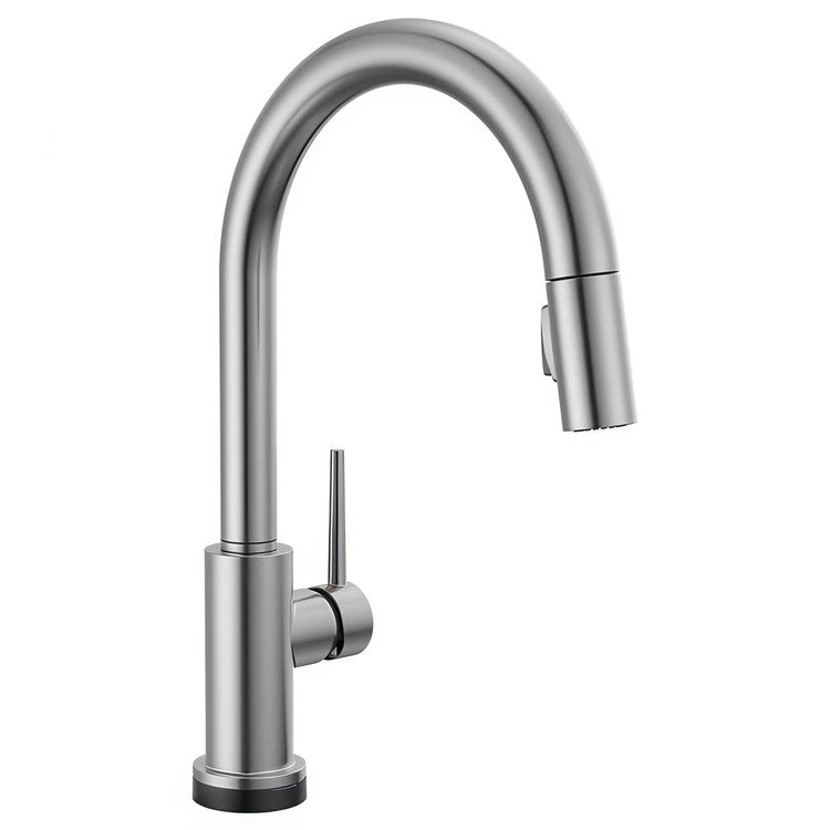 Kitchen Faucet Trinsic Touchless 1 Lever ADA Arctic Stainless Pull Down 2 Function High Arc 360 DEG Swivel 1/3 Hole Touch2O/MagnaTite/VoiceIQ 1.8 Gallons per Minute
