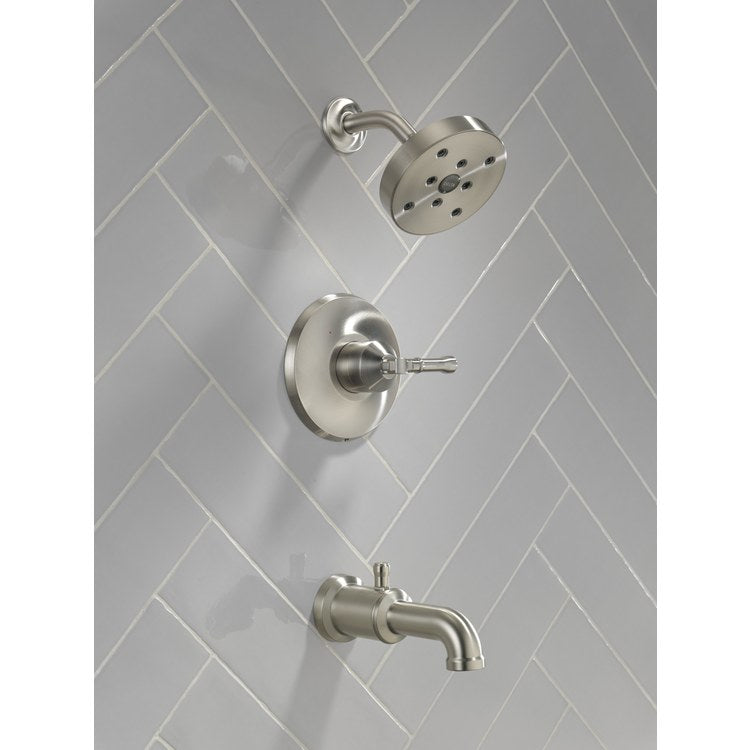 Tub and Shower Trim Broderick 17T 1 Lever Lumicoat Stainless ADA 1.75 Gallons per Minute - Image 2