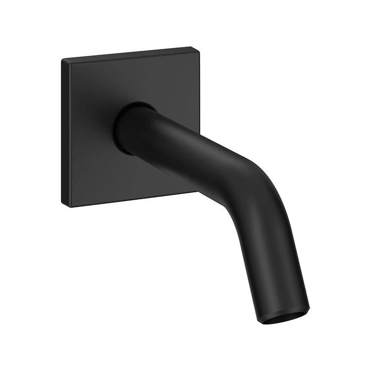 Shower Arm Relexa with Square Flange Matte Black 15 Inch 1/2 IN NPT Wall Mount - Image 1