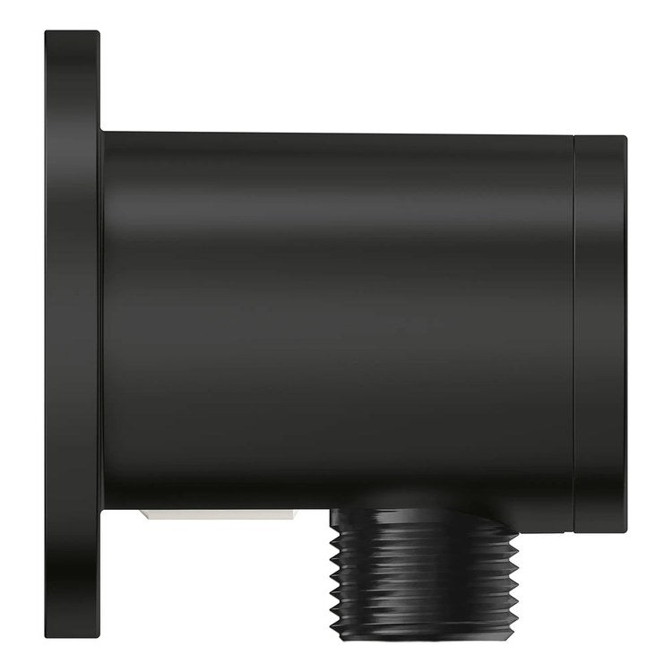 Wall Union Tempesta Matte Black 1/2 IN NPT - Image 2