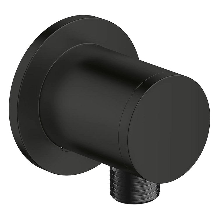 Wall Union Tempesta Matte Black 1/2 IN NPT - Image 1