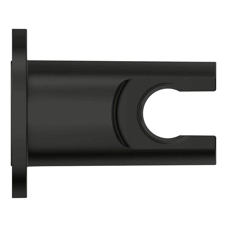 Wall Union Tempesta with Handshower Holder Matte Black 1/2 IN NPT Metal - Image 1