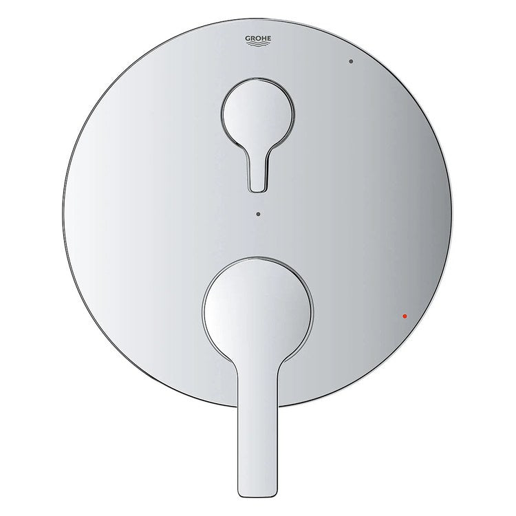 Pressure Balance Valve Trim Timeless with 2 Way Diverter 2 Metal Lever StarLight Chrome ADA - Image 2