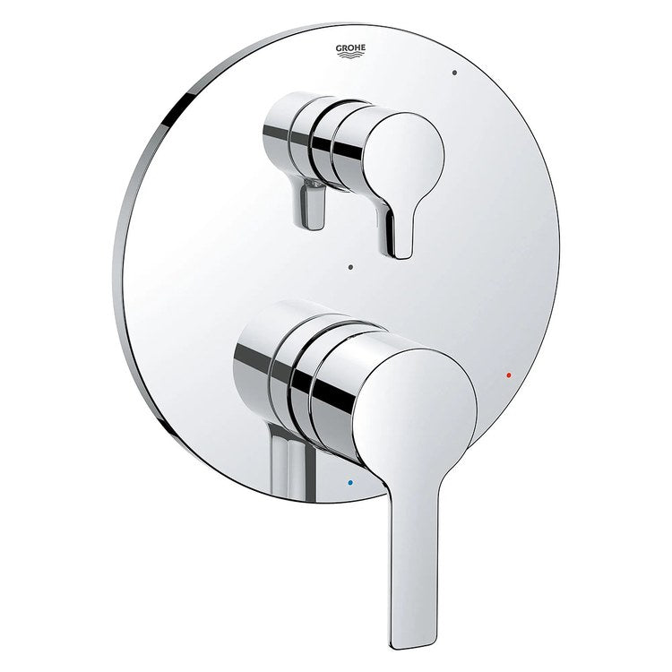 Pressure Balance Valve Trim Timeless with 2 Way Diverter 2 Metal Lever StarLight Chrome ADA - Image 3