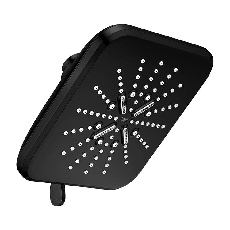Showerhead SmartActive 3 Functions Matte Black 1.75 Gallons per Minute Rainshower - Image 2