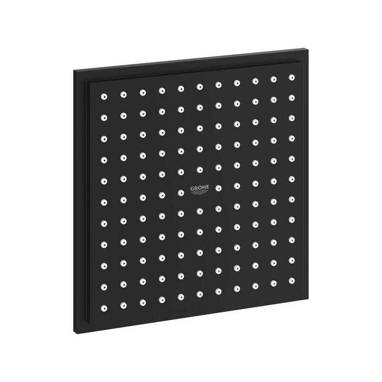 Showerhead Euphoria 1 Functions Cube Matte Black 1.75 Gallons per Minute Rainshower - Image 1