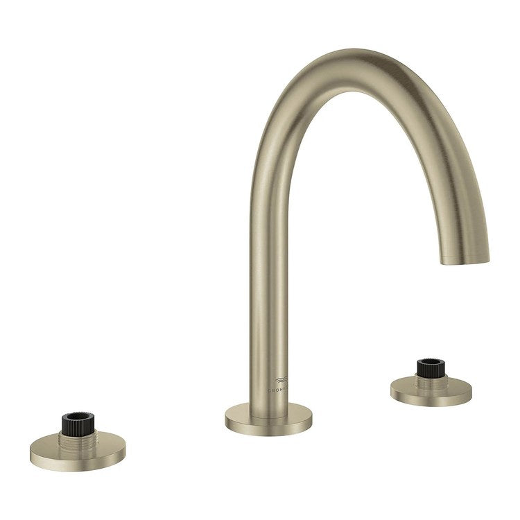Roman Tub Filler Atrio Deck Mount 2 Cross Brushed Nickel Infinity - Image 2