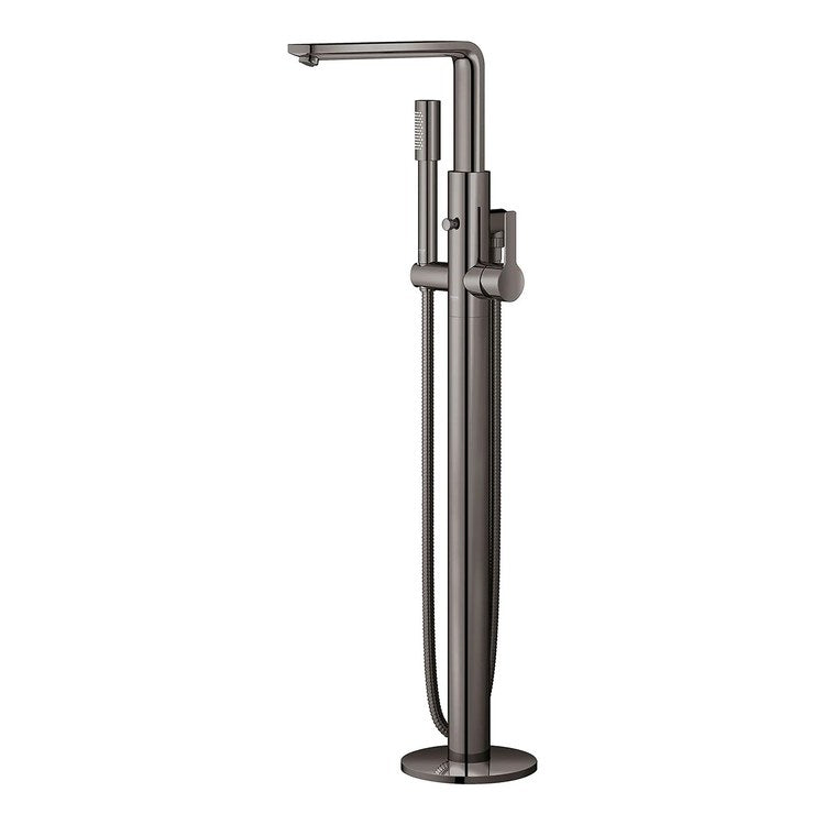 Tub Filler Lineare Freestanding with Handshower 1 Lever WaterSense ADA Hard Graphite - Image 2