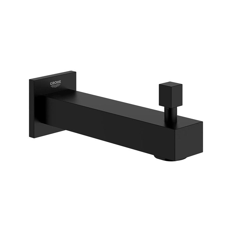 Tub Spout Eurocube Diverter Matte Black Metal - Image 1