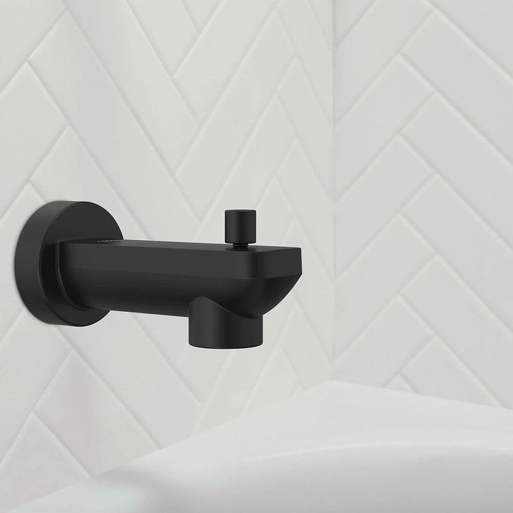 Tub Spout Linaere Matte Black Metal - Image 2