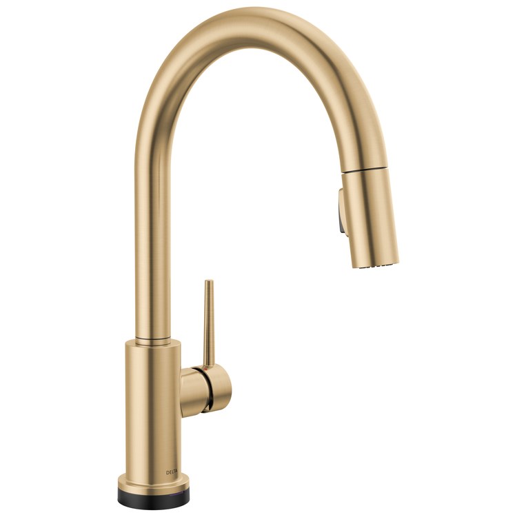 Kitchen Faucet Ermelo 1 Lever ADA CEC Chrome Pull Down 2 Function High Arc 360 DEG Swivel 1/3 Hole Diamond Seal 1.8 Gallons per Minute - Image 1