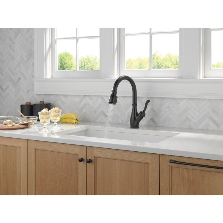 Kitchen Faucet Trinsic 1 Lever ADA CEC Brilliance Champagne Bronze Pull Down 2 Function Gooseneck 360 DEG Swivel 1 Hole Deck Touch2O/MagnaTite 1.8 Gallons per Minute - Image 2