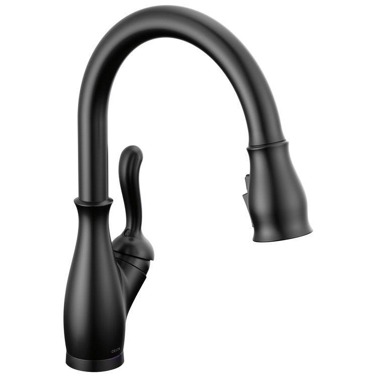 Kitchen Faucet Leland 1 Lever ADA CEC Chrome Pull Down 3 Function High Arc 360 DEG Swivel 1/3 Hole Diamond Seal Touch2O with Touchless 1.8 Gallons per Minute - Image 1