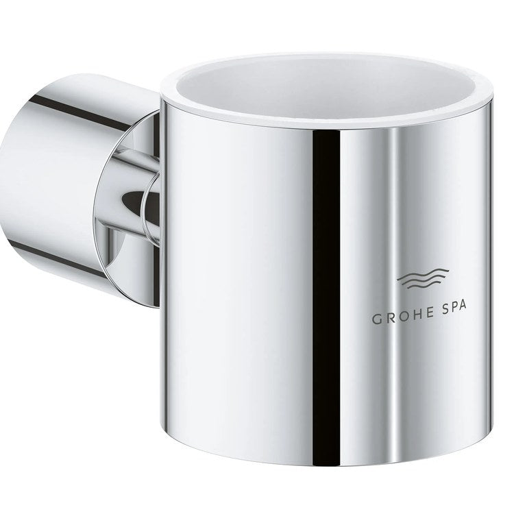 Holder Atrio StarLight Chrome Metal for Glass or Soap Dispenser