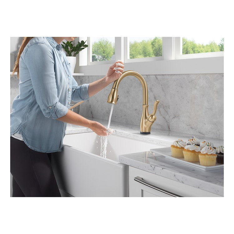 Kitchen Faucet Leland 1 Lever ADA Brilliance Champagne Bronze 3 Function Pull Down 1 Hole Touch2O MagnaTite ShieldSpray Touch-Clean Diamond Seal Touchless 1.8 Gallons per Minute - Image 2