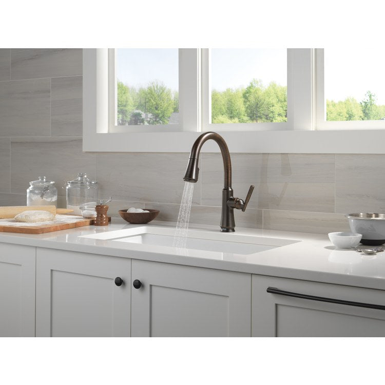 Kitchen Faucet Coranto 1 Lever ADA Venetian Bronze Pull Down 3 Function High Arc 360 DEG Swivel 1 Hole SoftTouch Diamond Seal ShieldSpray Touch2O MagnaTite VoiceIQ Touchless 1.8 Gallons per Minute - Image 3