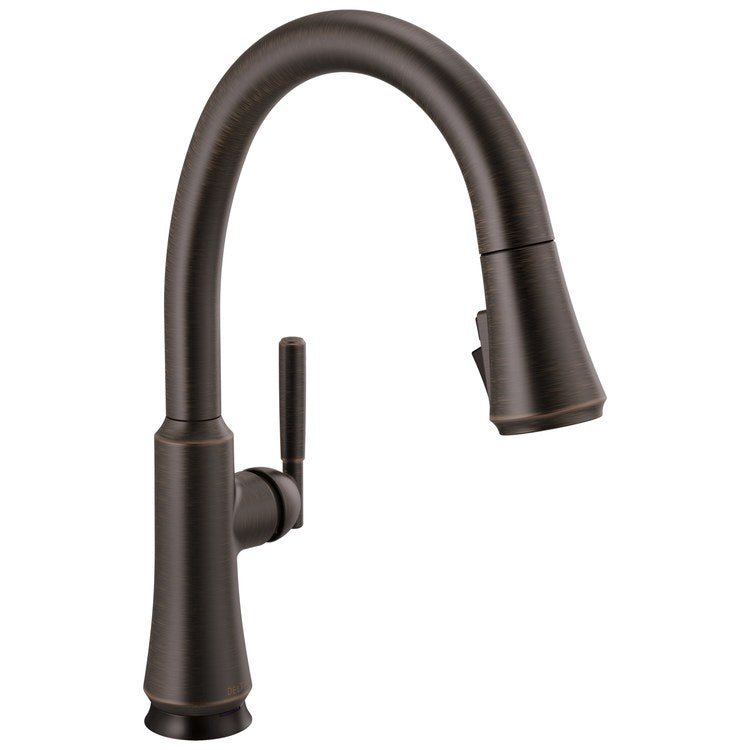 Kitchen Faucet Coranto 1 Lever ADA Venetian Bronze Pull Down 3 Function High Arc 360 DEG Swivel 1 Hole SoftTouch Diamond Seal ShieldSpray Touch2O MagnaTite VoiceIQ Touchless 1.8 Gallons per Minute - Image 1