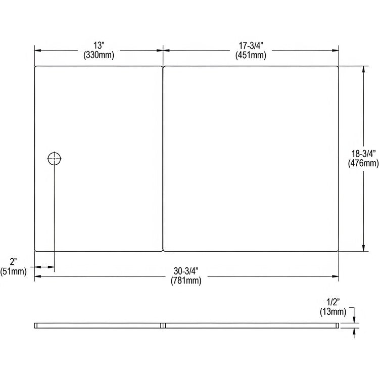 Cutting Board Set Circuit Chef 2 Piece Black Polymer - Image 2