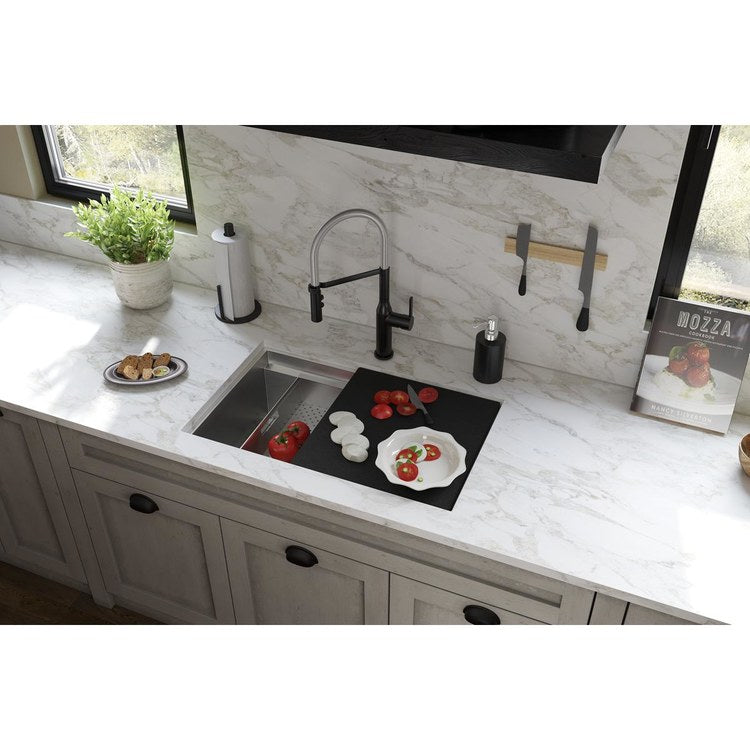 Sink Kit Circuit Chef 33 Inch 1 Bowls Stainless Steel/Black Undermount - Image 2