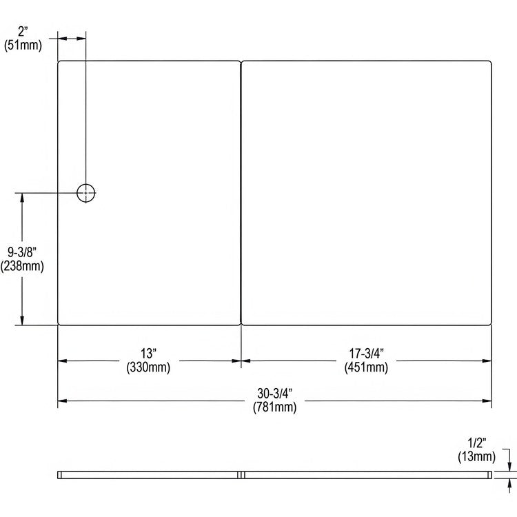 Cutting Board Set Circuit Chef 2 Piece White Polymer - Image 2