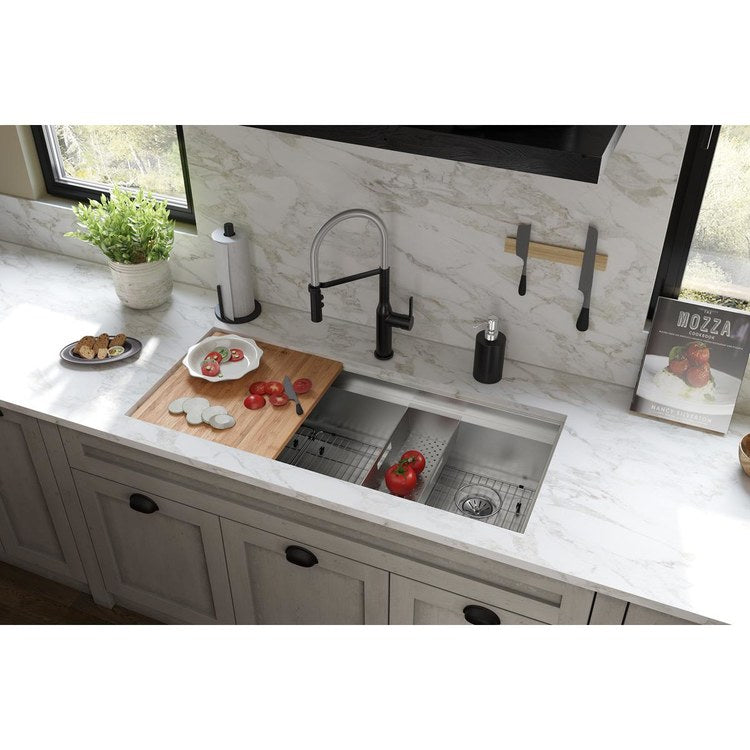 Sink Kit Circuit Chef 46 Inch 1 Bowls Stainless Steel/Brown Undermount - Image 2