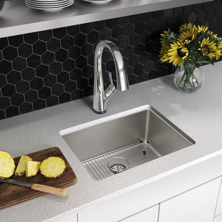 Sink Kit Lustertone Iconix 24 Inch 1 Bowls Stainless Steel Undermount - Image 2