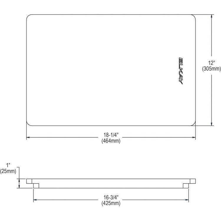 Cutting Board Beige Acacia for Sink/Countertop - Image 3