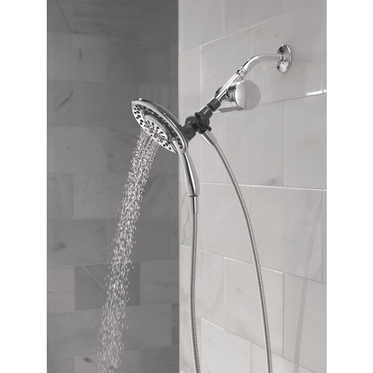 Handshower Combination Clarifi In2ition 2-In-1 with Filter Attachment Chrome WaterSense 6-1/8 Inch 1.75 Gallons per Minute - Image 2