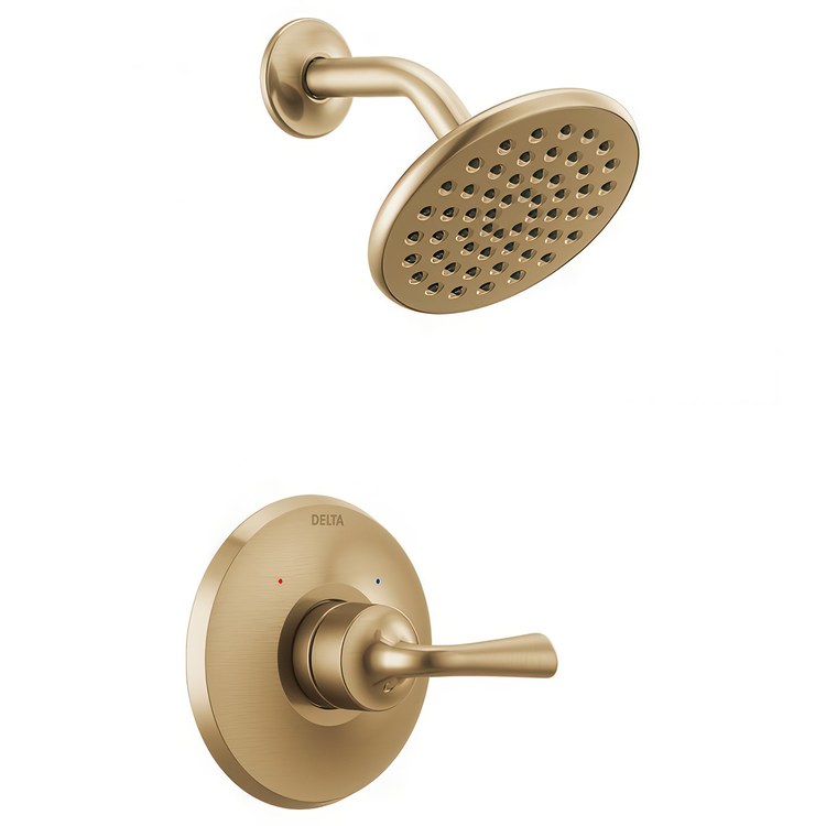 Shower Trim Kayra Monitor 14 1 Lever Brilliance Champagne Bronze ADA 1.75 Gallons per Minute 1 Function for R10000 Series Valve Not Included - Image 1