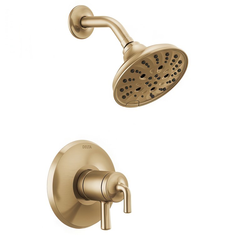 Shower Trim Kayra Monitor 17 with Handshower and Integral Volume Control 2 Lever Brilliance Champagne Bronze ADA 1.75 Gallons per Minute In2ition 4 Function for R10000 Series Valve Not Included - Image 1