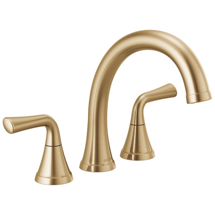 Roman Tub Trim Kayra 2 Lever Brilliance Champagne Bronze ADA 3 Hole - Image 1