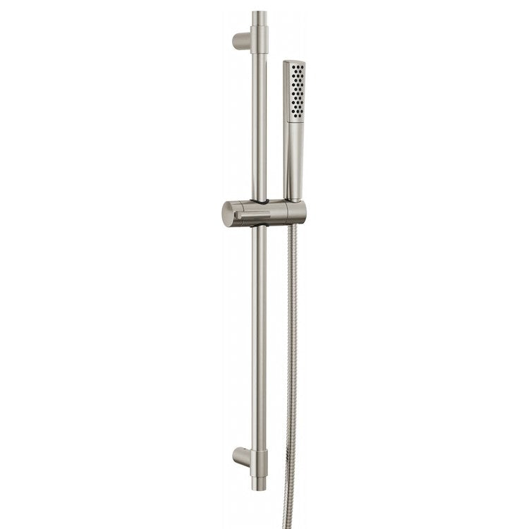 Handshower Premium Universal Showering Components with Slide Bar Lumicoat Stainless WaterSense 1.75 Gallons per Minute 1-3/16 Inch - Image 1
