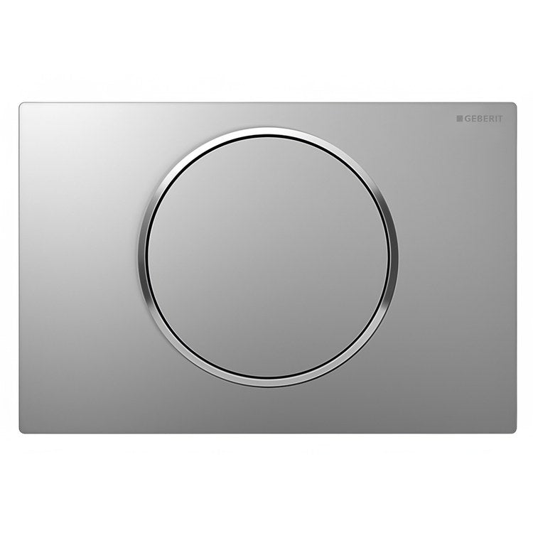 Actuator Plate Sigma10 Single Flush Matte Chrome/Polished Chrome Built in Stop-and-Go Flush Plastic for Sigma Concealed Tanks 2×6 and 2×4 Installations
