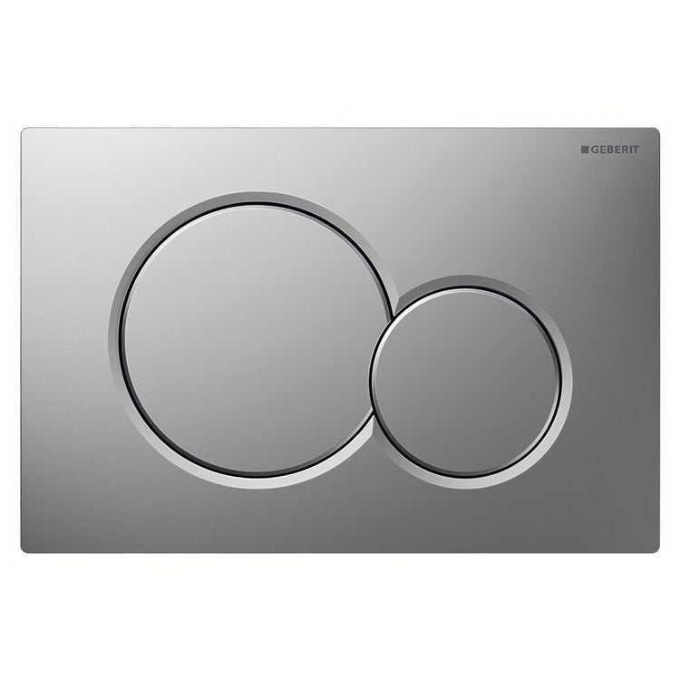 Actuator Plate Sigma01 Dual Flush Matte Chrome Plastic for Sigma Concealed Tanks 2×6 and 2×4 Installations