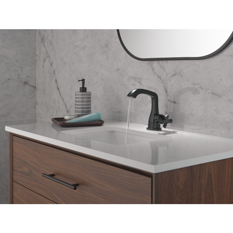 Lavatory Faucet Stryke 1 Helo ADA No-Lead/WaterSense Matte Black 1.2 Gallons per Minute Deck Low Arc Metal Pop-Up 1/3 Hole Diamond Seal Technology - Image 3