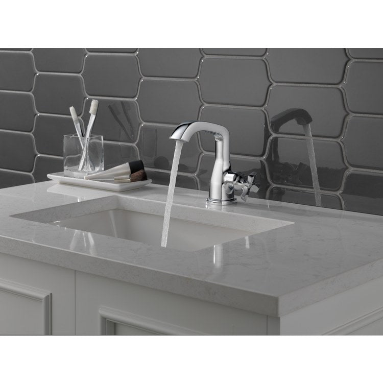 Lavatory Faucet Stryke 1 Helo ADA No-Lead/WaterSense Lumicoat Chrome 1.2 Gallons per Minute Deck Low Arc Metal Pop-Up 1/3 Hole Diamond Seal Technology - Image 2